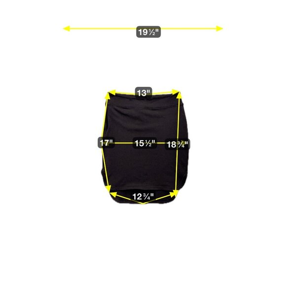 Lululemon City Skirt Women's Size 4 Black‎ Stretch High Low Pencil Skirt - Picture 7 of 7